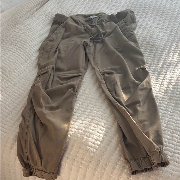 James Perse Pants - James Perse Dark Tan Drawstring Jogger Pants